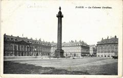 Paris 1e - La colonne Vendome à Paris 1er