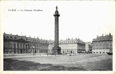 Paris 1e - La colonne Vendome à Paris 1er