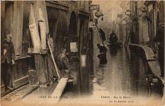 Paris 5e-Crue de la Seine-Rue de Biévre à Paris 5e