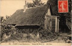 Carte postale ancienne Vieux Montmartre - Maison de Henri IV
                                                                     à Paris 18e
                                