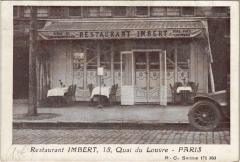 Paris 1e - Restaurant Imbert à Paris 1er