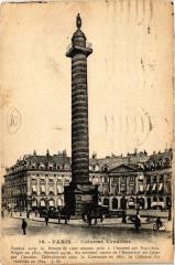 Paris 1e - Colonne Vendome à Paris 1er