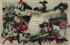 Carte postale ancienne Souvenir de Paris - XVIe Arrondissement
                                                                     à Paris 16e
                                