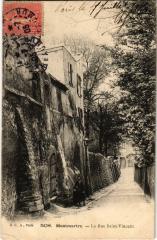 Carte postale ancienne Montmartre - La Rue Saint-Vincent
                                                                     à Paris 18e
                                