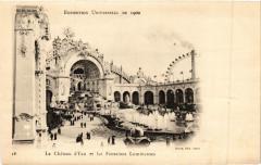Paris Expo 1900 - Le Chateau d'Eau et les Fontaines