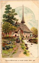 Paris Expo 1900 - Village Suisse Eglise du Würtzbrunnen