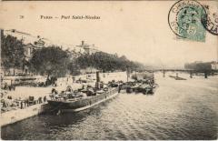 Paris 1e Port Saint-nicolas à Paris 1er