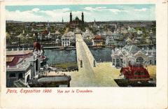 Paris Expo 1900 - vue sur le Trocadéro