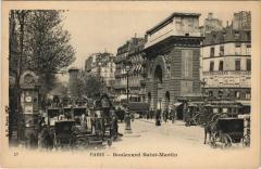 Paris ed. B.F. 10e Boulevard Saint-martin