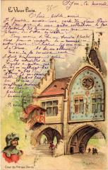 Paris Expo 1900 - Le Vieux Paris Cour du Pré aux Clercs
