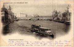 Paris Expo 1900 - Perspective sur la Seine