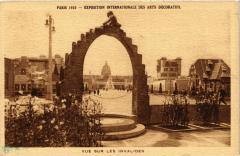 Paris Expo 1925 vue sur les Invalides