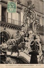 Paris 1906 Les Fétes de la Mi-Caréme Char de la Reine des Reines