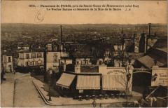 Panorama de Paris, pris du Sacré-Coeur de Montmartre (côté Est) - Le Rocher Suisse et descente de la Rue de la Barre -
																					75018 Paris 18e
																			