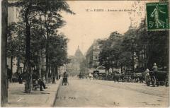 Carte postale ancienne Avenue des Gobelins
                                                                     à Paris 5e
                                
