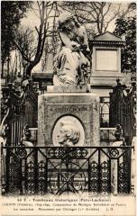 Carte postale ancienne Père-Lachaise - Frédéric Chopin
                                                                     à Paris 20e
                                
