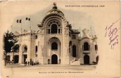 Paris Expo 1900 - Pavillon de l'Education et de l'Enseigment