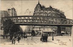 Carte postale ancienne La Rue Lecourbe
                                                                     à Paris 15e
                                