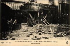Paris Les Zeppelins, Crimes odieux Effet d'une bombe