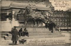 Paris 4e Statue de la République Stocle à Paris 4e