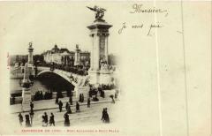 Paris Expo 1900 - Pont Alexandre et Petit Palais