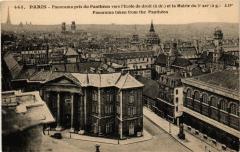 Paris 5e-Panorama pris du Panthéon à Paris 5e