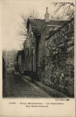 Carte postale ancienne Vieux Montmartre - La Chaumière - Rue Saint-Vincent
                                                                     à Paris 18e
                                