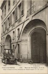 Paris 3e 8, rue de Thorigny hotel Thomas de Lisle à Paris 3e