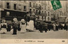 Paris - Mi-Caréme 1912 - Cartonnages à Paris