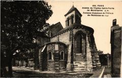 Carte postale ancienne Abside de l'Eglise Saint-Pierre de Montmartre - Ancienne dépendance de l'Abbaye des Bénédictins en 1147
                                                                     à Paris 18e
                                