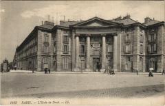 Paris 5e Ecole de Droit -
																					75005 Paris 5e
																			