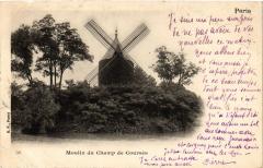 Carte postale ancienne Moulin du Champ de Courses
                                                                     à Paris 16e
                                