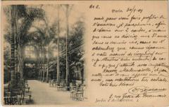Carte postale ancienne Jardin d'Acclimatation
                                                                     à Neuilly-sur-Seine
                                