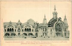 Paris Expo 1900 - Palais de l'Education, Enseigments-Instruments