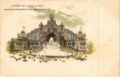 Paris Expo 1900 - Palais de l'électricité et le Chateau d'eau