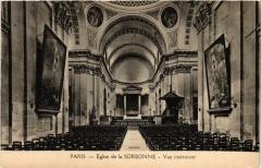 Paris 5e-Eglise de la Sorbonne-Vue intérieure -
																					75005 Paris 5e
																			
