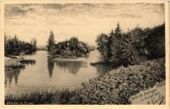 Carte postale ancienne Bois de Boulogne - Le Grand Lac
                                                                     à Paris 16e
                                