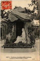 Carte postale ancienne Père-Lachaise - La Douleur
                                                                     à Paris 20e
                                