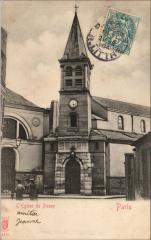 Carte postale ancienne L'Eglise de Passy
                                                                     à Paris 16e
                                