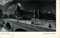 Paris 1e - Paris la Nuit - Le Palais de Justice à Paris 1er