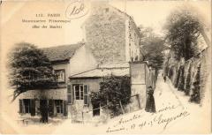 Carte postale ancienne Montmartre Pittoresque - (Rue des Saules)
																	 à Paris 18e
								