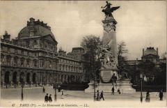 Paris 1e - Le Monument de Gambetta à Paris 1er