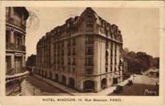 Paris 8e 14, rue Beaujon hotel Windsor à Paris 8e