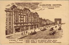 Paris - Carlton Hotel à Paris