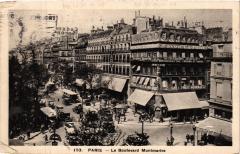 Paris 2e-Le Boulevard Montmartre à Paris 2e