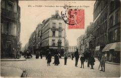 Carte postale ancienne Carrefour des rues Guilleminot et de l'Ouest
                                                                     à Paris 14e
                                