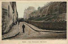 Carte postale ancienne Vieux Montmartre - Rue Cortot
                                                                     à Paris 18e
                                