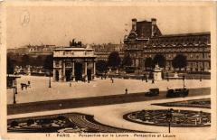 Paris (1e) - Perspective sur le Louvre à Paris 1er