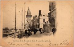 Paris Expo 1900 - Pavillon de la Hogrie et de la Gde Bretagne