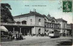 Carte postale ancienne La Gare Montparnasse
                                                                     à Paris 14e
                                